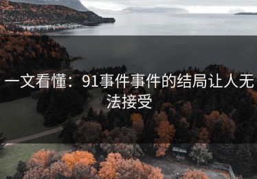 一文看懂：91事件事件的结局让人无法接受