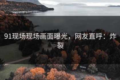 91现场现场画面曝光，网友直呼：炸裂