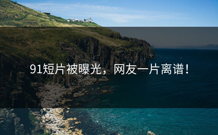 91短片被曝光，网友一片离谱！