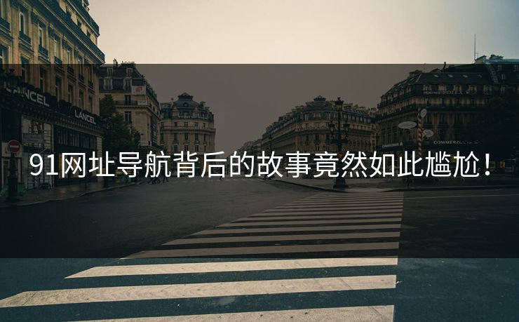 91网址导航背后的故事竟然如此尴尬！