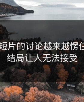 关于91短片的讨论越来越愣住，因为结局让人无法接受
