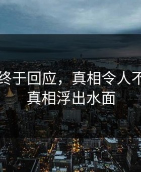91现场终于回应，真相令人不寒而栗真相浮出水面