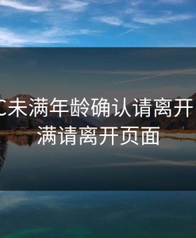 完整ADC未满年龄确认请离开，adc未满请离开页面