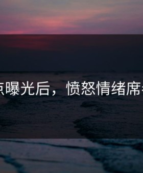 91爆点曝光后，愤怒情绪席卷全网