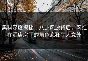 黑料深度揭秘：八卦风波背后，网红在酒店房间的角色疯狂令人意外