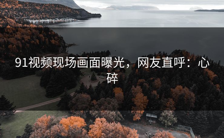 91视频现场画面曝光，网友直呼：心碎
