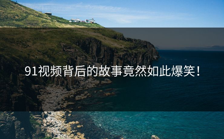 91视频背后的故事竟然如此爆笑！
